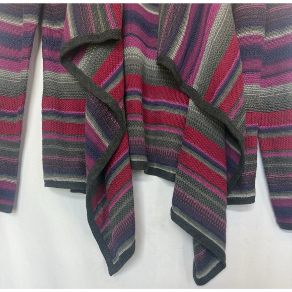 Ralph Lauren Womens Linen Knit Striped Open Cardigan Size S Western Preppy Aztec - Picture 5 of 14